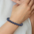 Chisel Black Freshwater Pearl Bracelet, 8mm Stretch