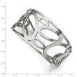 Stainless Steel Ovals Cuff Bangle - Birthstone Company