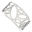 Stainless Steel Ovals Cuff Bangle - Birthstone Company