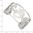 Stainless Steel Dolphins Cuff Bangle - Birthstone Company