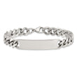 Stainless Steel ID Plate 8.5in Polished Bracelet