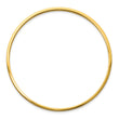 Stainless Steel Yellow IP Plated Bangle - Birthstone Company