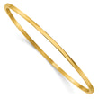 Stainless Steel Yellow IP Plated Bangle - Birthstone Company