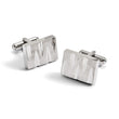 Stainless Steel Brushed & Polished Cuff Links - Birthstone Company