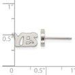 Stainless Steel Polished YES Post Earrings
