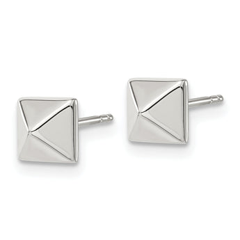 Stainless Steel Polished 6mm Stud Post Earrings