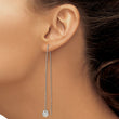 Stainless Steel Polished Threader Earrings