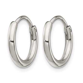 Stainless Steel Polished 2.00mm Endless Hoop Earrings - Birthstone Company