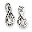 Stainless Steel CZ Earrings - Birthstone Company