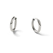 Stainless Steel Polished 1.6mm Hinged Hoop Earrings - Birthstone Company