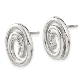 Stainless Steel CZ Earrings - Birthstone Company