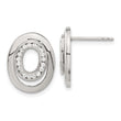Stainless Steel CZ Earrings - Birthstone Company