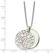 Mother of Pearl Necklace in Stainless Steel - Birthstone Company