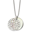 Mother of Pearl Necklace in Stainless Steel - Birthstone Company