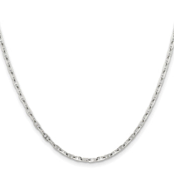 Stainless Steel Polished 2.75mm Anchor Chain - Birthstone Company