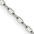 Stainless Steel Polished 2.75mm Anchor Chain - Birthstone Company