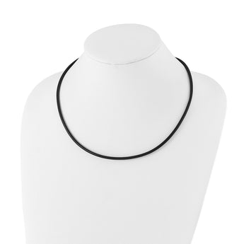 3.00 Genuine Leather Greece Textured Necklace - Birthstone Company