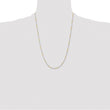 White & Yellow Rhodium over Brass 1.00mm 2 color plated Snake Chain - Birthstone Company