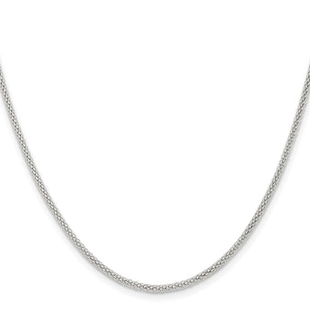 Stainless Steel 2.0mm 24in Bismark Chain - Birthstone Company