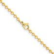 Stainless Steel IP Gold-plated 3.0mm 24in Ball Chain - Birthstone Company
