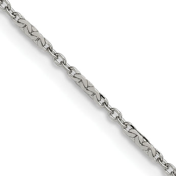 Stainless Steel Polished 20in 1.80mm Fancy Link Chain Necklace - Birthstone Company