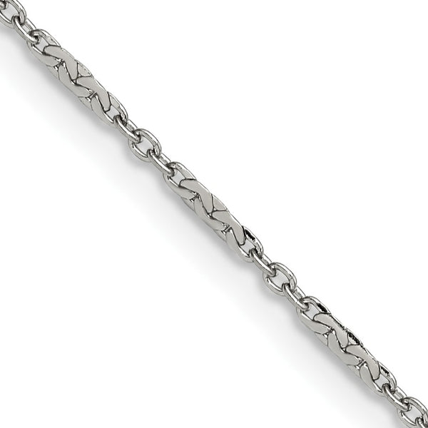 Stainless Steel Polished 20in 1.80mm Fancy Link Chain Necklace - Birthstone Company