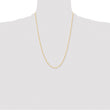 Stainless Steel Gold IP plated 2.3mm 24in Cable Chain - Birthstone Company