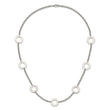 Stainless Steel Polished Circles 26in Necklace - Birthstone Company