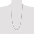 Stainless Steel 2.0mm Black-plated 30in Ball Chain - Birthstone Company
