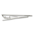 Stainless Steel Tie Bar with Diamond & Carbon Fiber - Birthstone Company