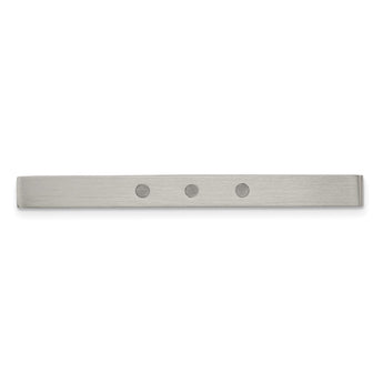 Stainless Steel Enameled Tie Bar - Birthstone Company