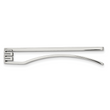 Polished Gold-Plated Stainless Steel Diamond Tie Bar