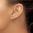 14kw .85ct SI3 G-I Diamond Stud Thread on/off Post Earrings - Birthstone Company