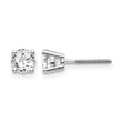 14kw .85ct SI3 G-I Diamond Stud Thread on/off Post Earrings - Birthstone Company