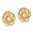 14k Polished Love Knot Earring Jackets - Birthstone Company