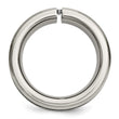 Chisel Titanium Brushed and Polished Black IP-plated Cable 1/20 Carat Diamond 10mm Band - Birthstone Company