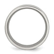 Sophia Jewelers Titanium Brushed Comfort Fit Unisex Engravable Wedding Band - 8.5
