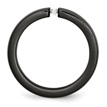 Titanium Unisex Wedding Band with Polished Multi-Color Anodized Finish