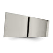 Titanium Polished CZ Signet Ring - Birthstone Company