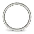 Titanium Polished Textured Ring - Birthstone Company