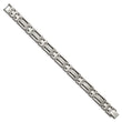 Titanium Polished 8.5in Bracelet - Birthstone Company