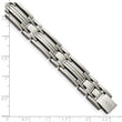 Titanium Polished 8.5in Bracelet - Birthstone Company