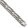 Titanium Polished 8.5in Bracelet - Birthstone Company