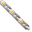 Titanium Yellow IP-Plated 9in Bracelet - Birthstone Company