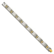 Titanium Yellow IP-Plating 8.5in Bracelet - Birthstone Company
