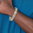 Titanium Yellow IP-Plating 8.5in Bracelet - Birthstone Company