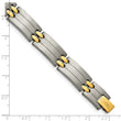 Titanium Yellow IP-Plating 8.5in Bracelet - Birthstone Company
