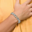 Titanium with 14k Yellow Inlay Accent Bracelet - Birthstone Company