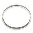 Titanium Polished 8mm Hinged Bangle