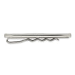 Titanium Brushed and Polished Tie Bar - Birthstone Company